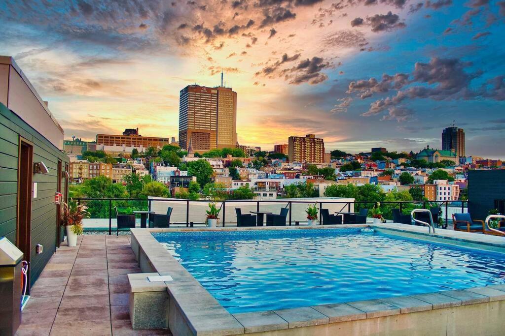 Condo 2 Ch - 500M Vieux-Quebec & Gym Kültér fotó