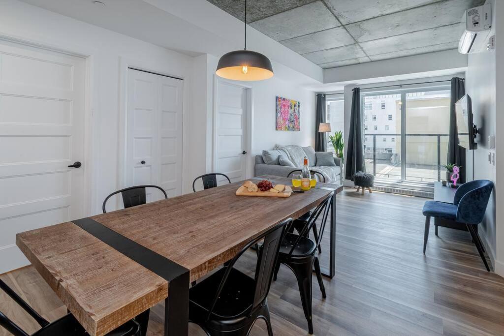 Condo 2 Ch - 500M Vieux-Quebec & Gym Kültér fotó