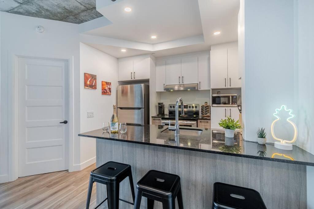 Condo 2 Ch - 500M Vieux-Quebec & Gym Kültér fotó