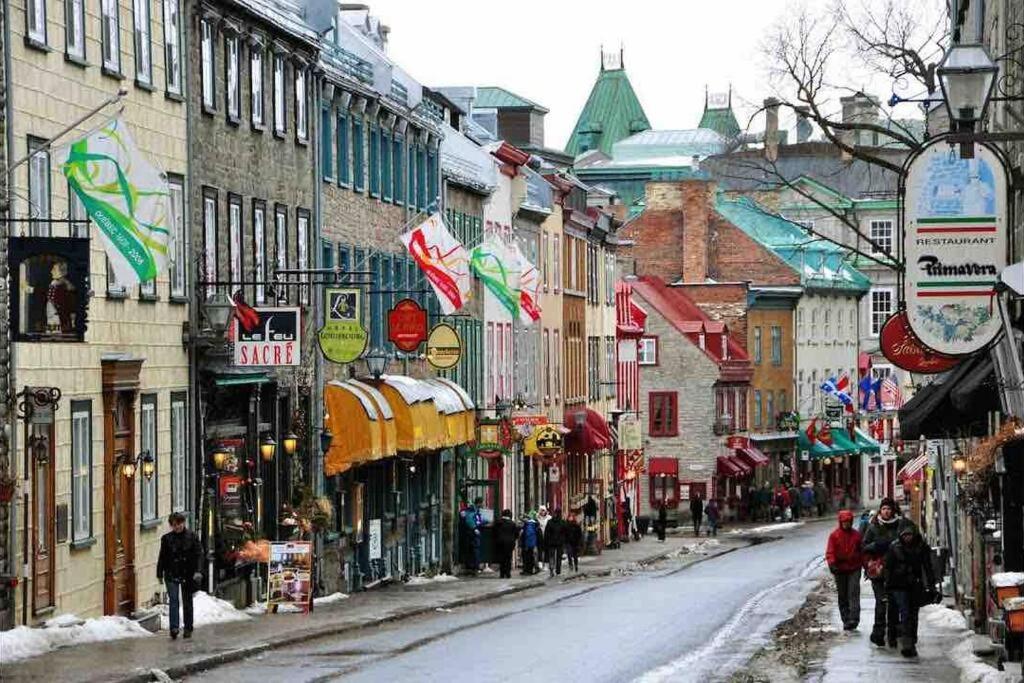 Condo 2 Ch - 500M Vieux-Quebec & Gym Kültér fotó