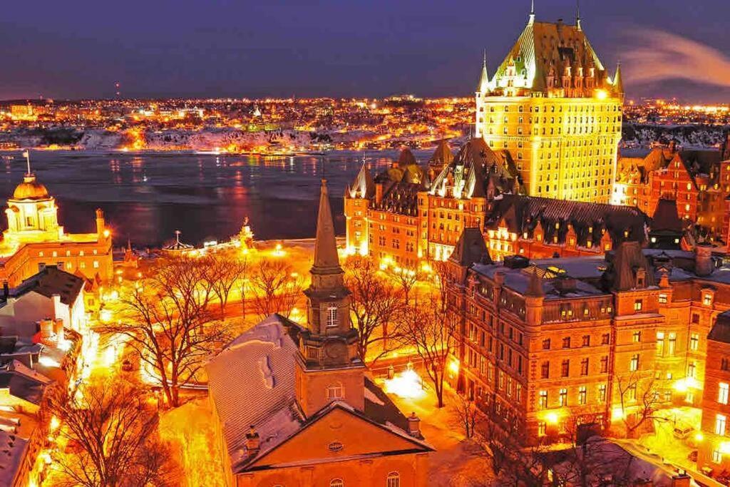 Condo 2 Ch - 500M Vieux-Quebec & Gym Kültér fotó