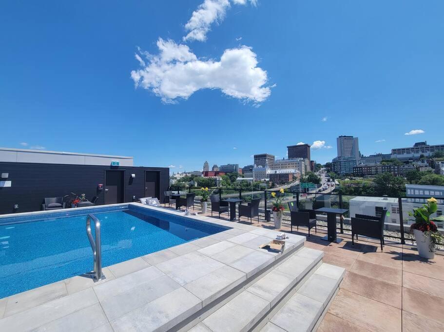 Condo 2 Ch - 500M Vieux-Quebec & Gym Kültér fotó